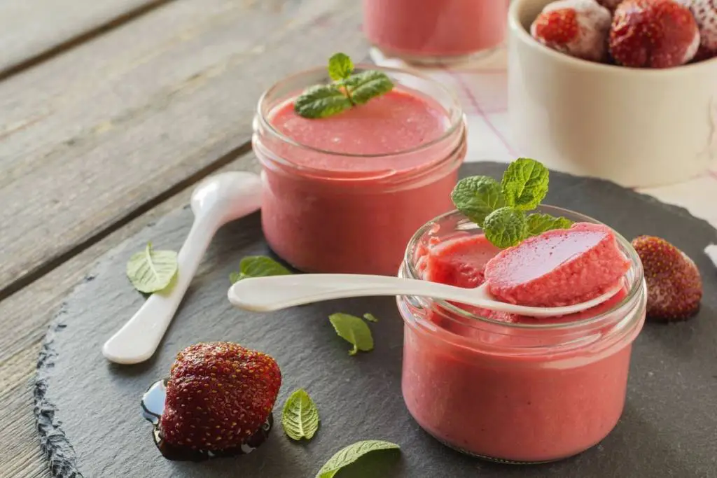 Mousse di fragole