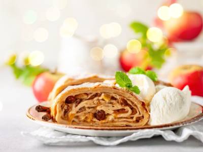 Strudel di mele con pasta sfoglia