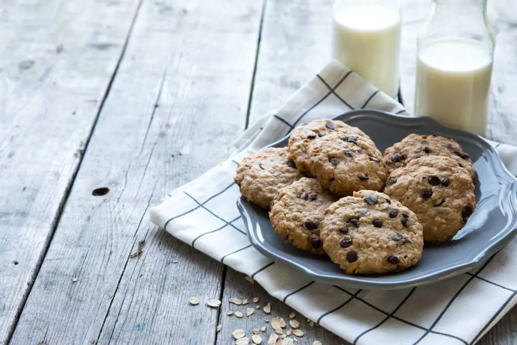 biscotti con gocce di cioccolato