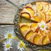 Torta di pesche e amaretti