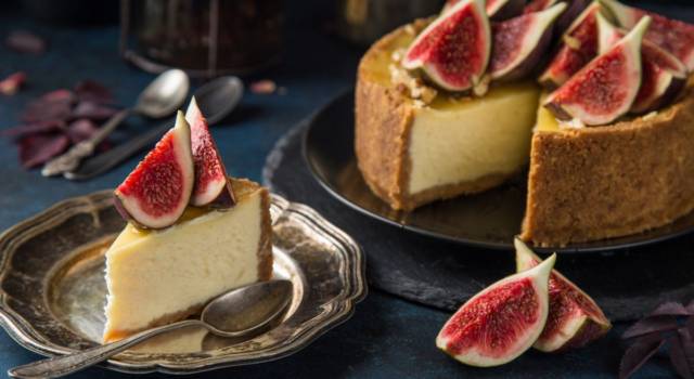 Cheesecake ai fichi: un&#8217;idea per le vostre torte facili ed estive!