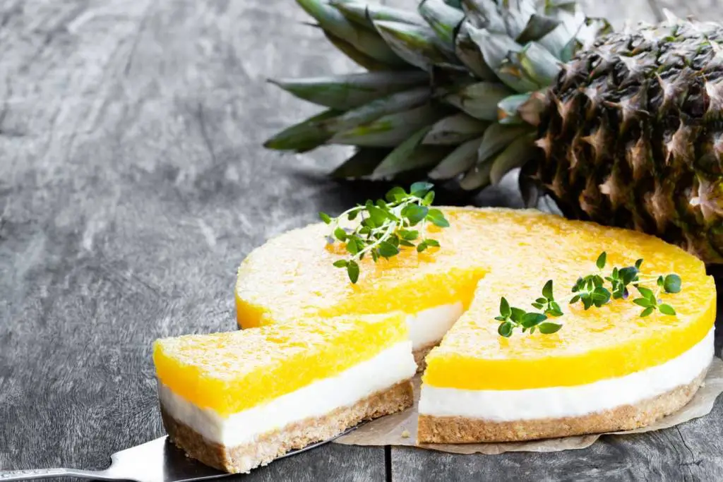 Cheesecake tropicale