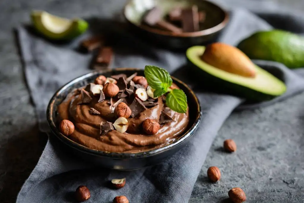 Budino di avocado e cacao