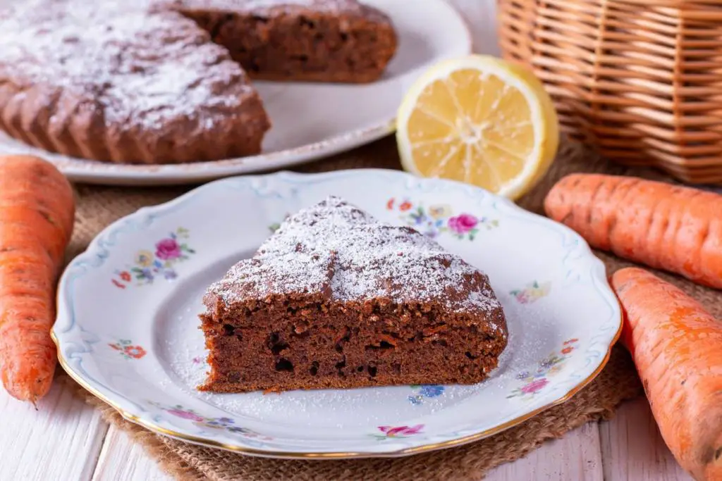 torta carote e cioccolato