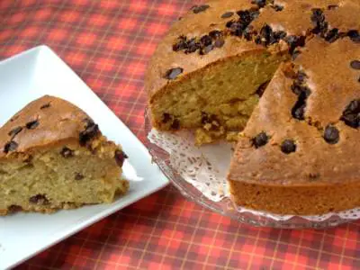 Torta con gocce di cioccolato