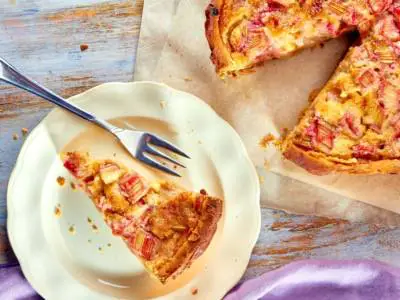 Crostata di rabarbaro