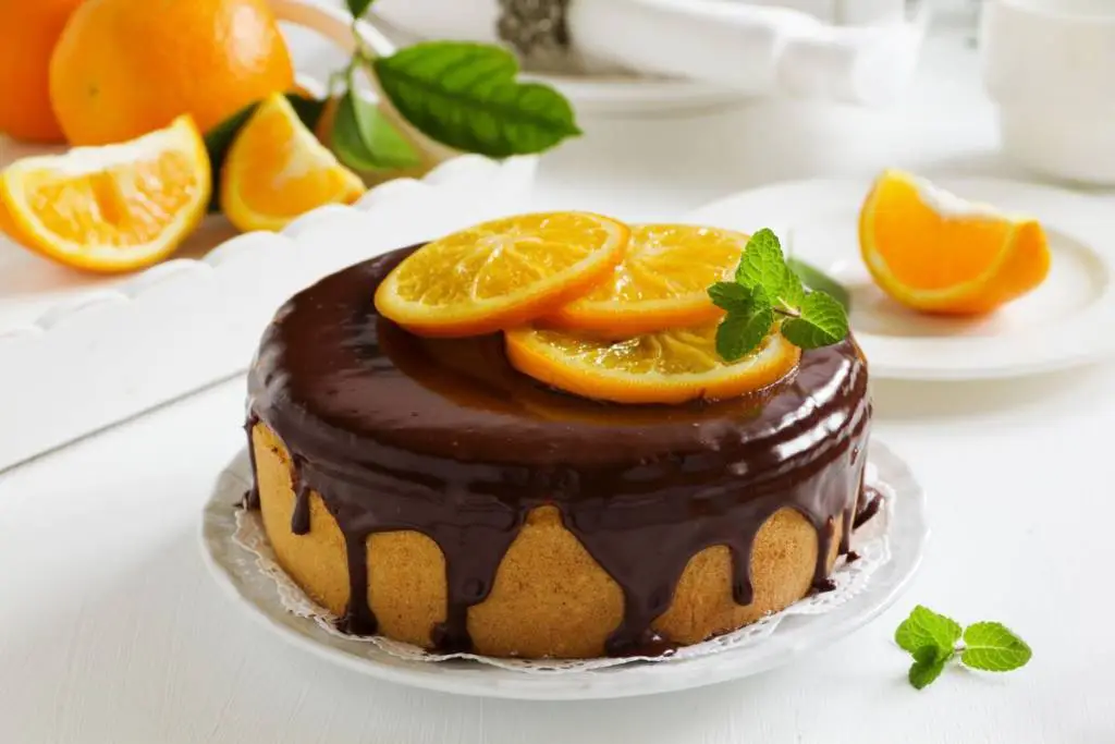 Torta arancia e cioccolato