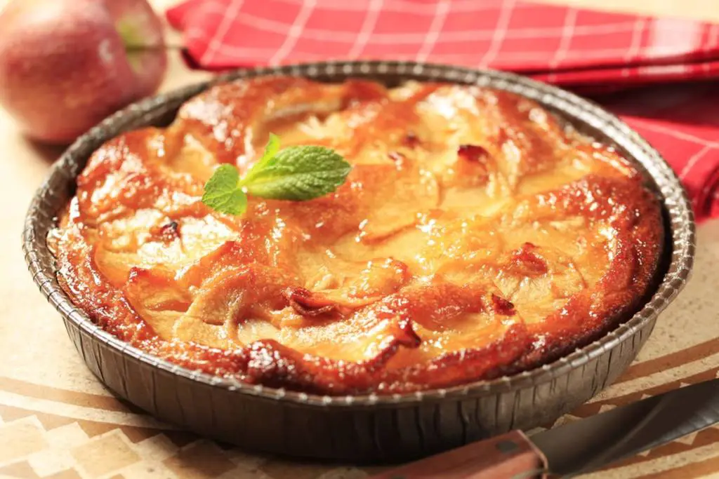 torta di mele cremosa