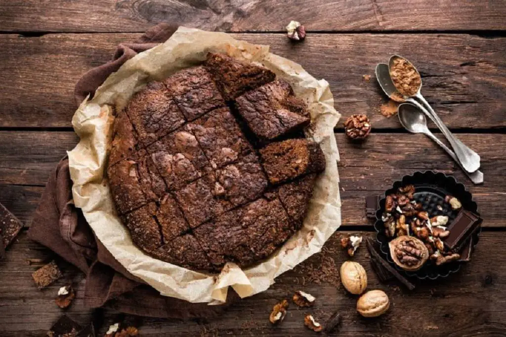 torta noci e cioccolato