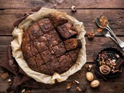 torta noci e cioccolato