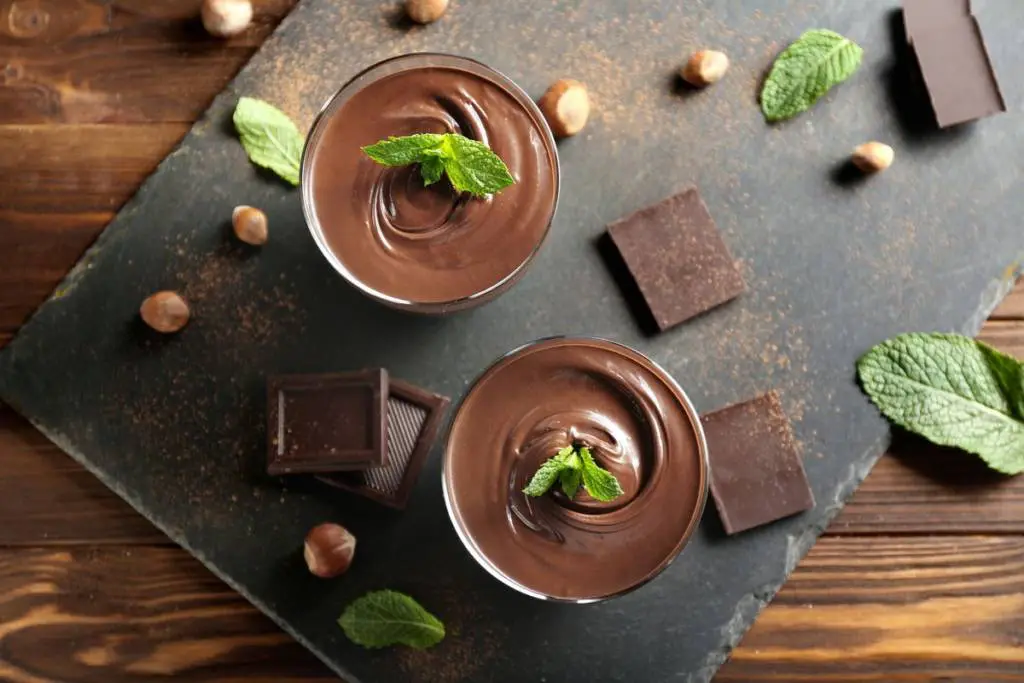 mousse di cioccolato all acqua