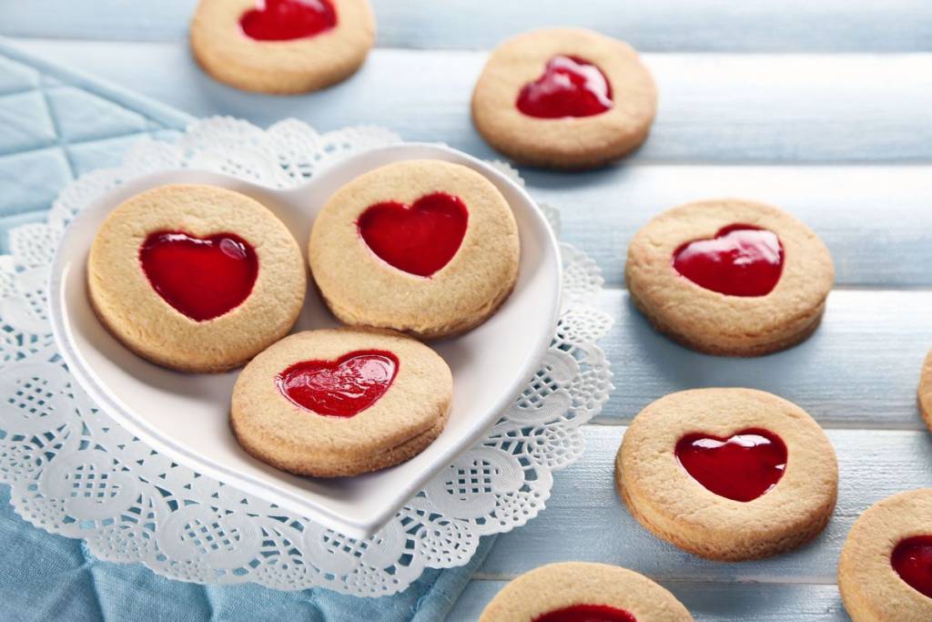 biscotti sablé di san valentino