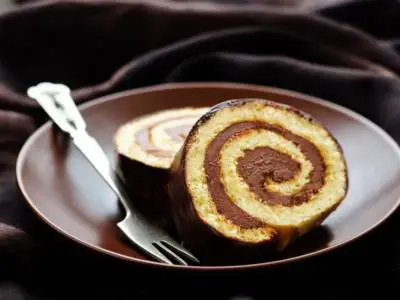 rotolo al cioccolato con nutella