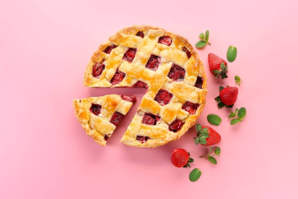 crostata di fragole