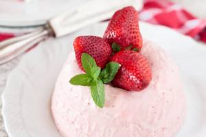 Bavarese alle fragole