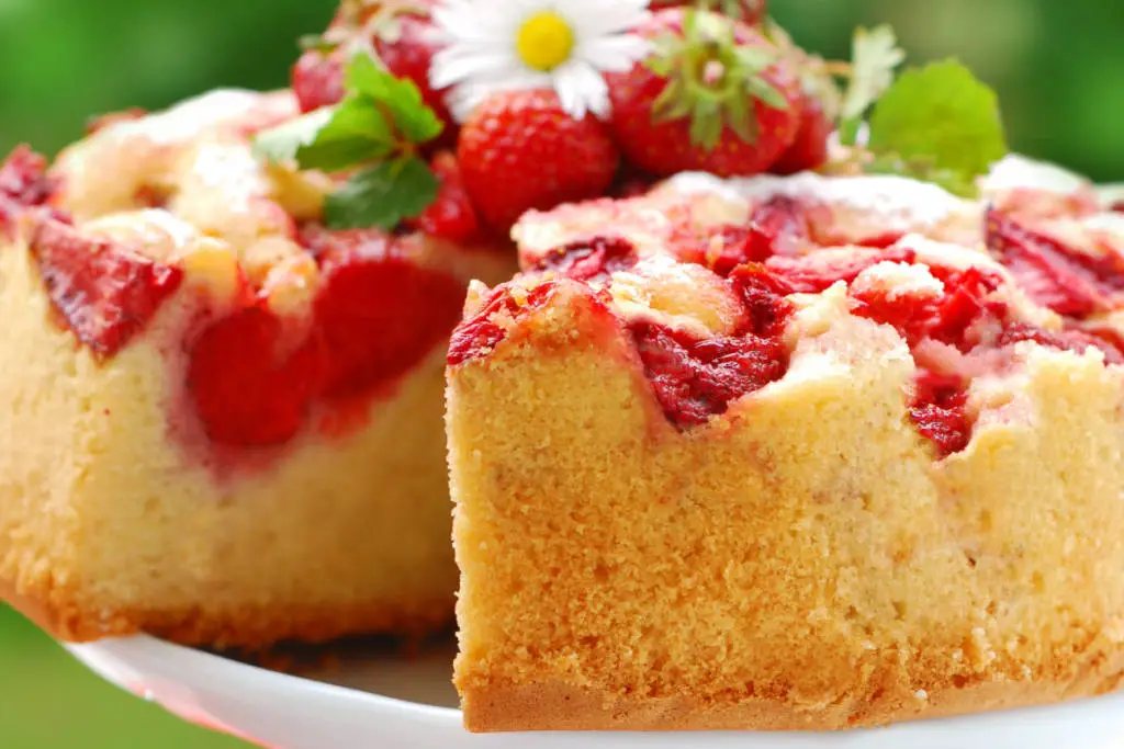 torta mascarpone e fragole