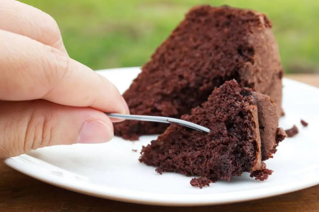 torta in bottiglia al cacao