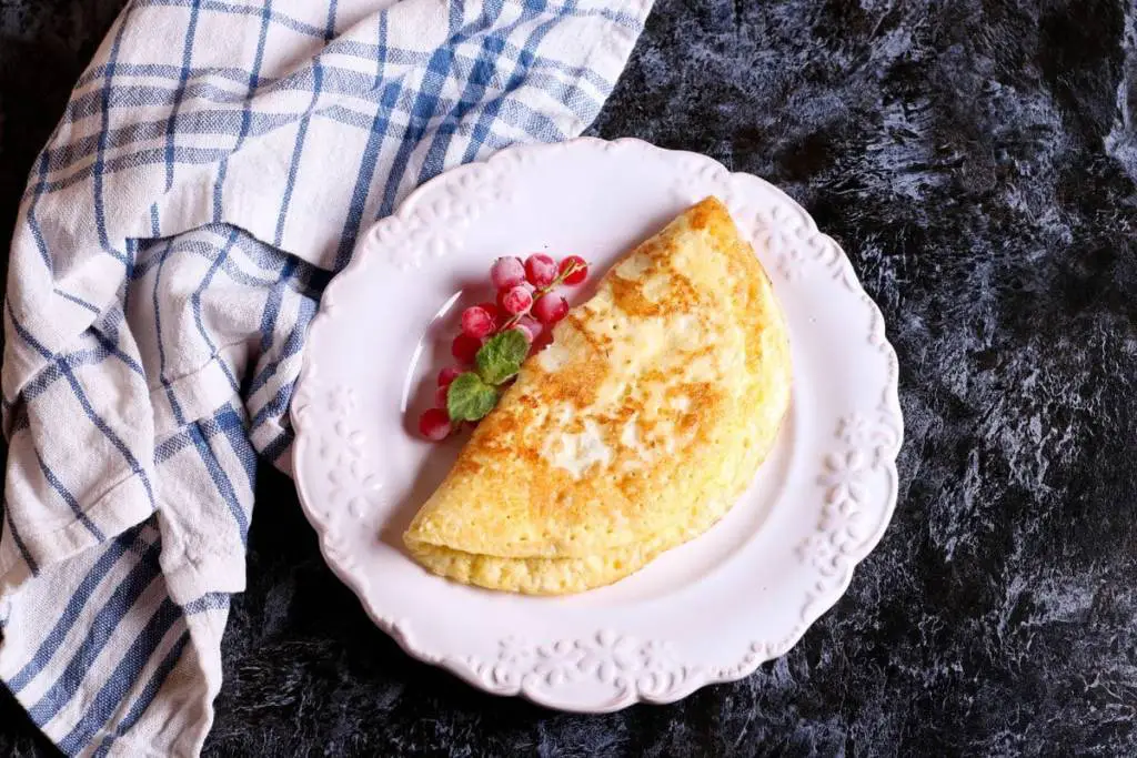 Omelette di albumi dolce