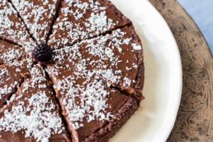 torta al cioccolato e cocco