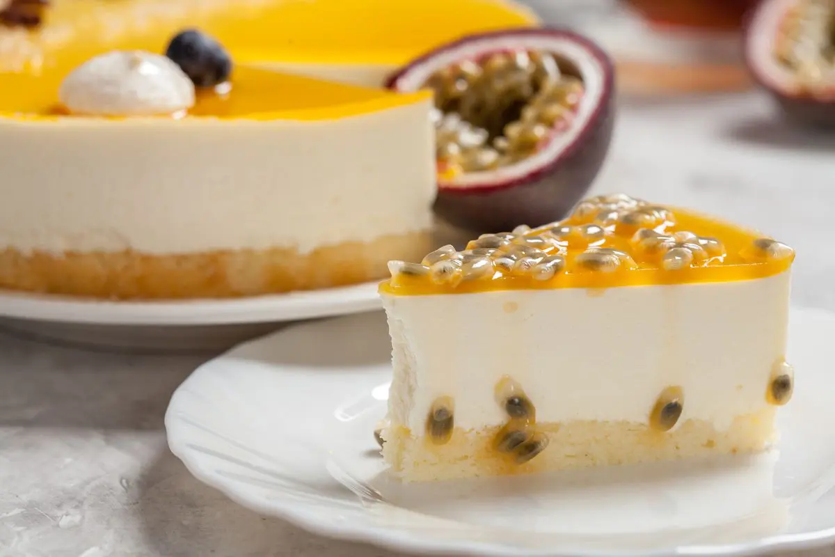 cheesecake al frutto della passione