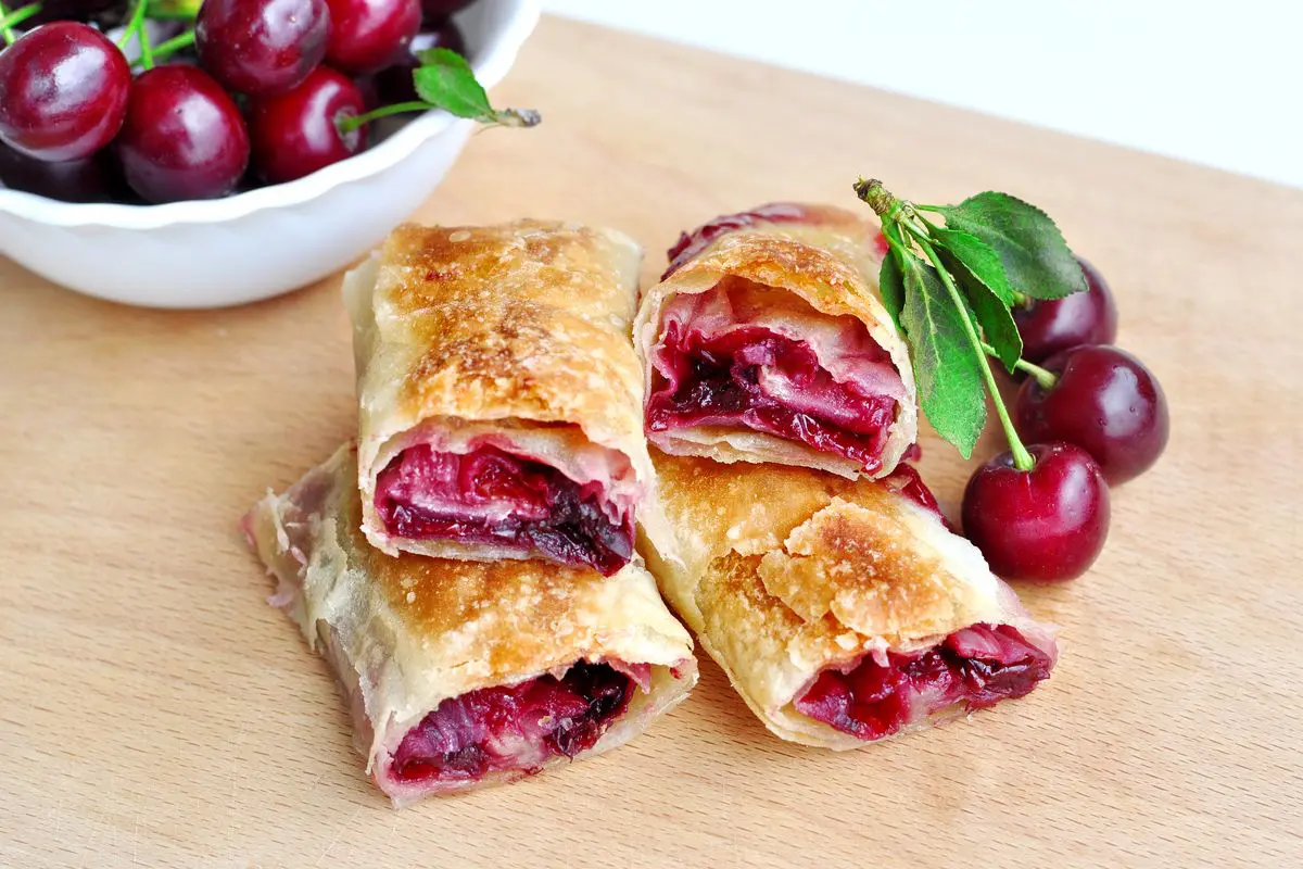 Strudel di ciliegie