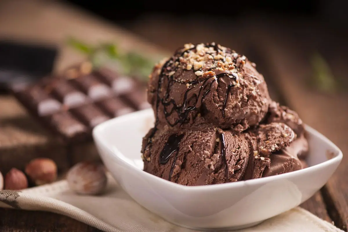Gelato di soia al cioccolato