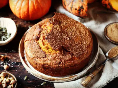 Torta di zucca e amaretti
