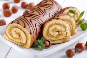 Rotolo di pan di Spagna
