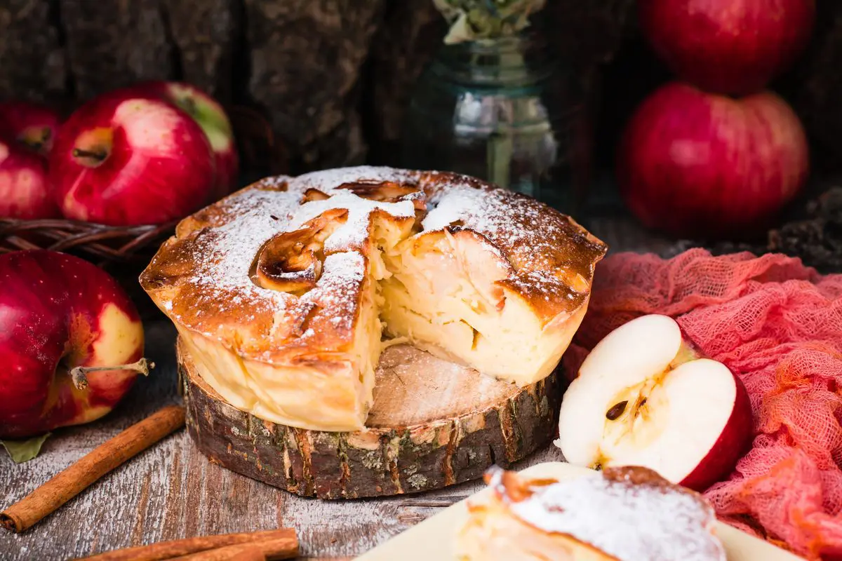 Torta di mele rustica