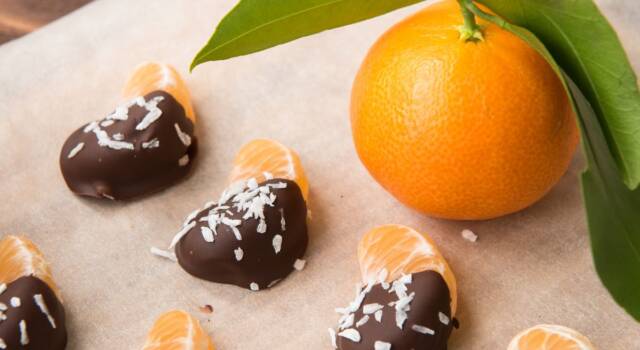 I mandarini al cioccolato sono lo snack sfizioso per eccellenza!
