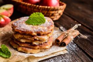 Frittelle di riso e mele