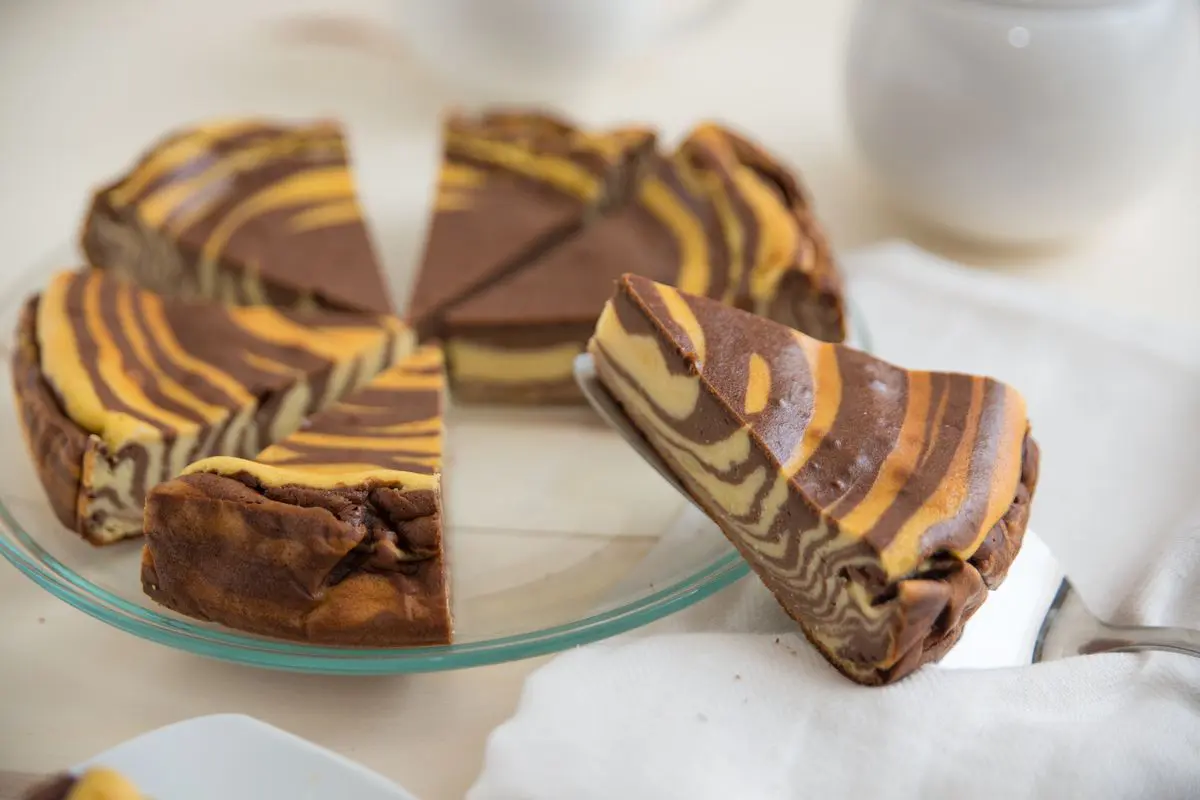 Cheesecake zebrata