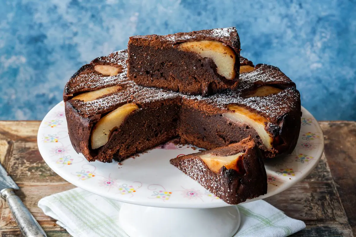 Torta pere e cioccolato senza glutine