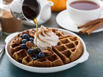 Waffle integrali: sani e perfetti per colazione