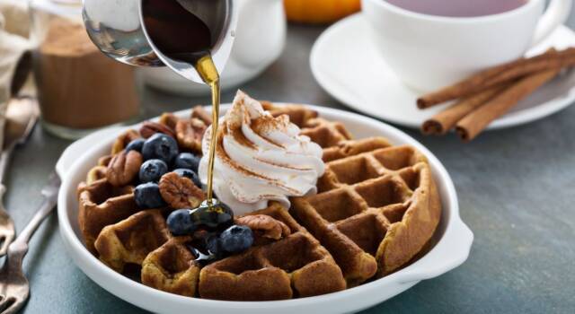 Waffle integrali: sani e perfetti per colazione