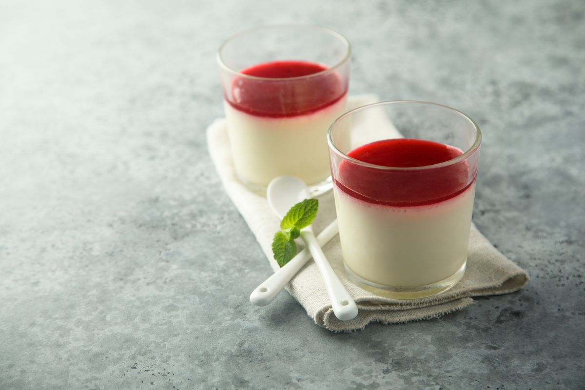 Bicchierini di anguria e yogurt