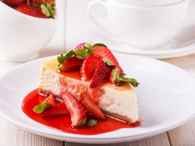 Cheesecake cotta alle fragole