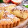 Torta di mele e panna