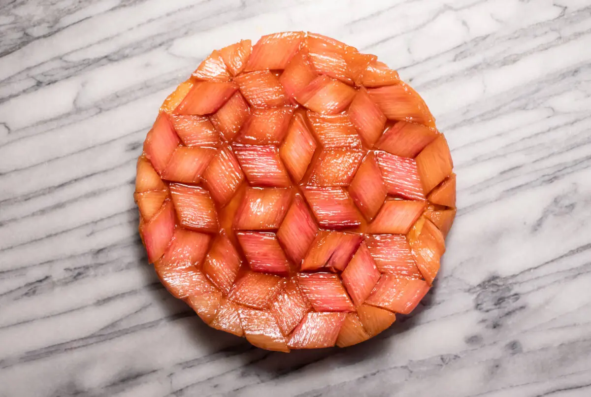 tarte tatin di rabarbaro