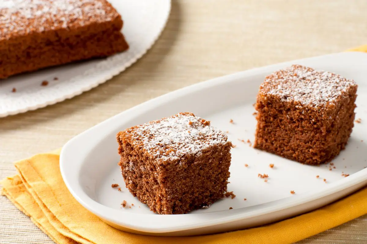 Torta con farina di castagne