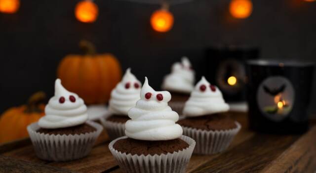 La ricetta perfetta per Halloween è quella dei muffin fantasma