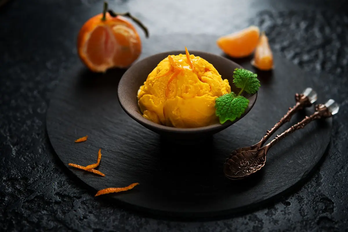 Sorbetto al mandarino