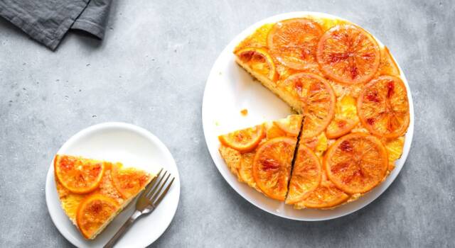 Torta rovesciata ai mandarini: semplice e sempre di grande effetto