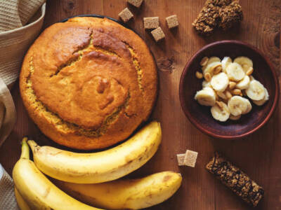 torta banane e nutella