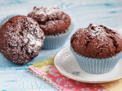 Muffin all’acqua al cioccolato: ancora più leggeri e ancora più buoni