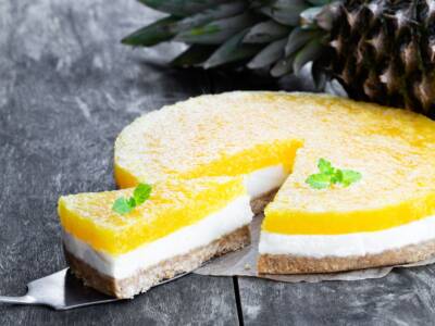 Cheesecake all’ananas, la ricetta senza cottura