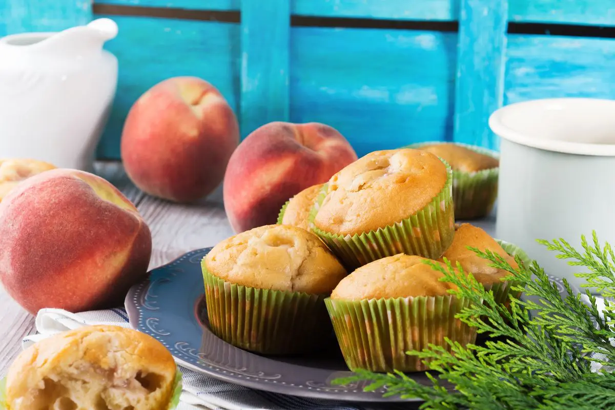 Muffin alle pesche