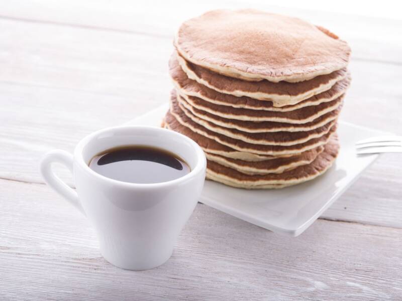 Pancake al caffè, per iniziare la giornata con energia