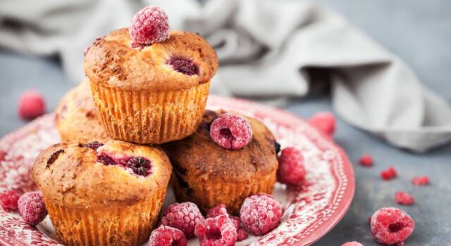 Con i muffin ai lamponi le vostre papille gustative faranno i salti di gioia!