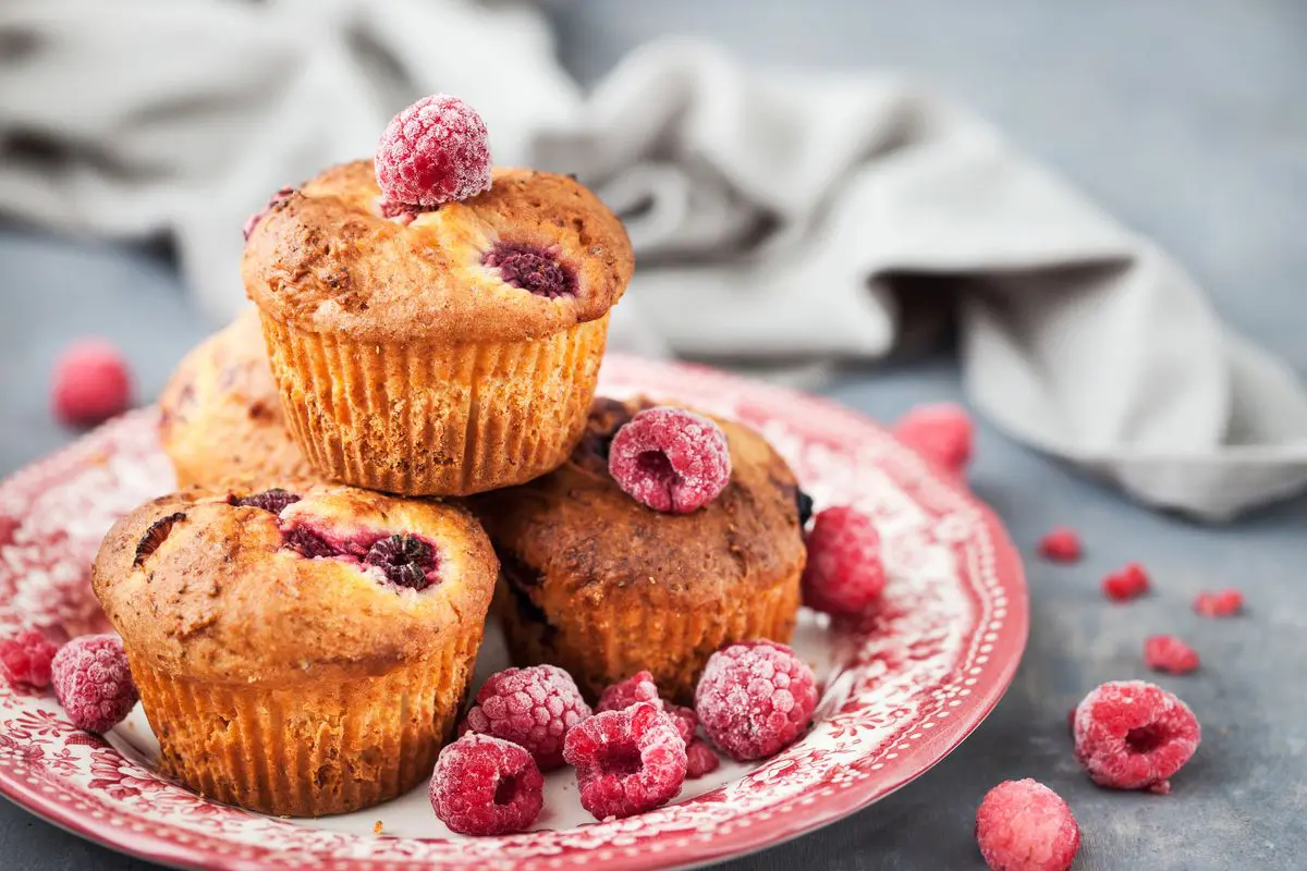 muffin ai lamponi